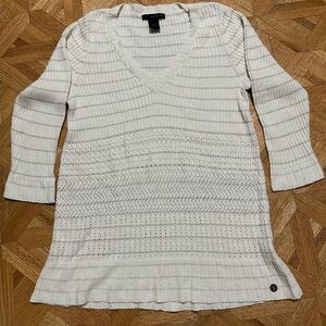 Calvin Klein Jeans Cream Knit Sweater